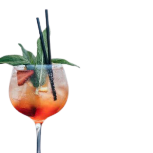 malibu rose spritz drink