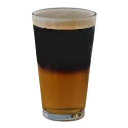 black and tan drink